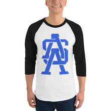 Load image into Gallery viewer, ASA Monogram - 3/4 Sleeve Baseball Tee