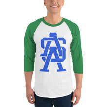 Load image into Gallery viewer, ASA Monogram - 3/4 Sleeve Baseball Tee