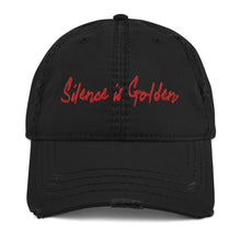 Load image into Gallery viewer, Silence is Golden - Distressed Dad Hat