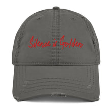 Load image into Gallery viewer, Silence is Golden - Distressed Dad Hat
