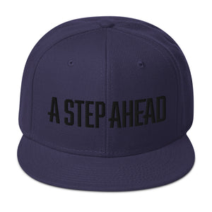 A Step Ahead - Snapback Hat (Black Thread)