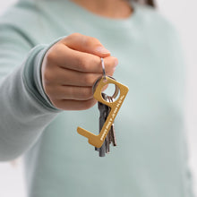 Load image into Gallery viewer, In It to Win It - Engraved Brass Touch Tool - Key Chain