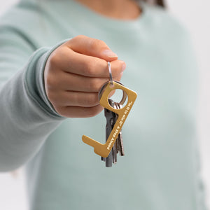 In It to Win It - Engraved Brass Touch Tool - Key Chain