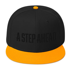 A Step Ahead - Snapback Hat (Black Thread)