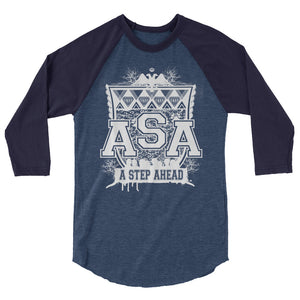 ASA Crest - 3/4 Sleeve Baseball Tee