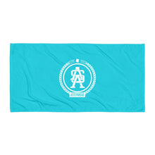 Load image into Gallery viewer, ASA Badge - Teal Sublimation Towel