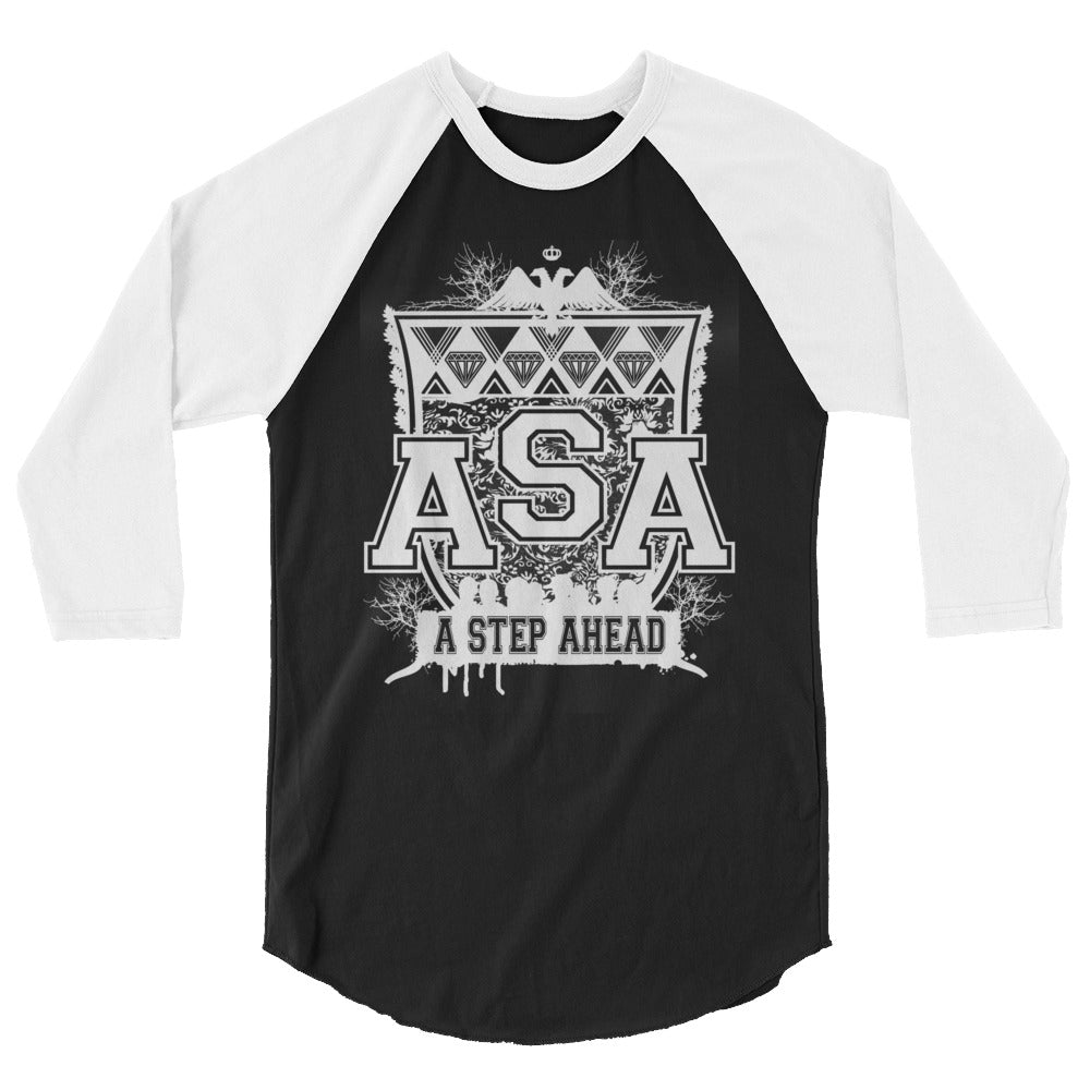 ASA Crest - 3/4 Sleeve Baseball Tee